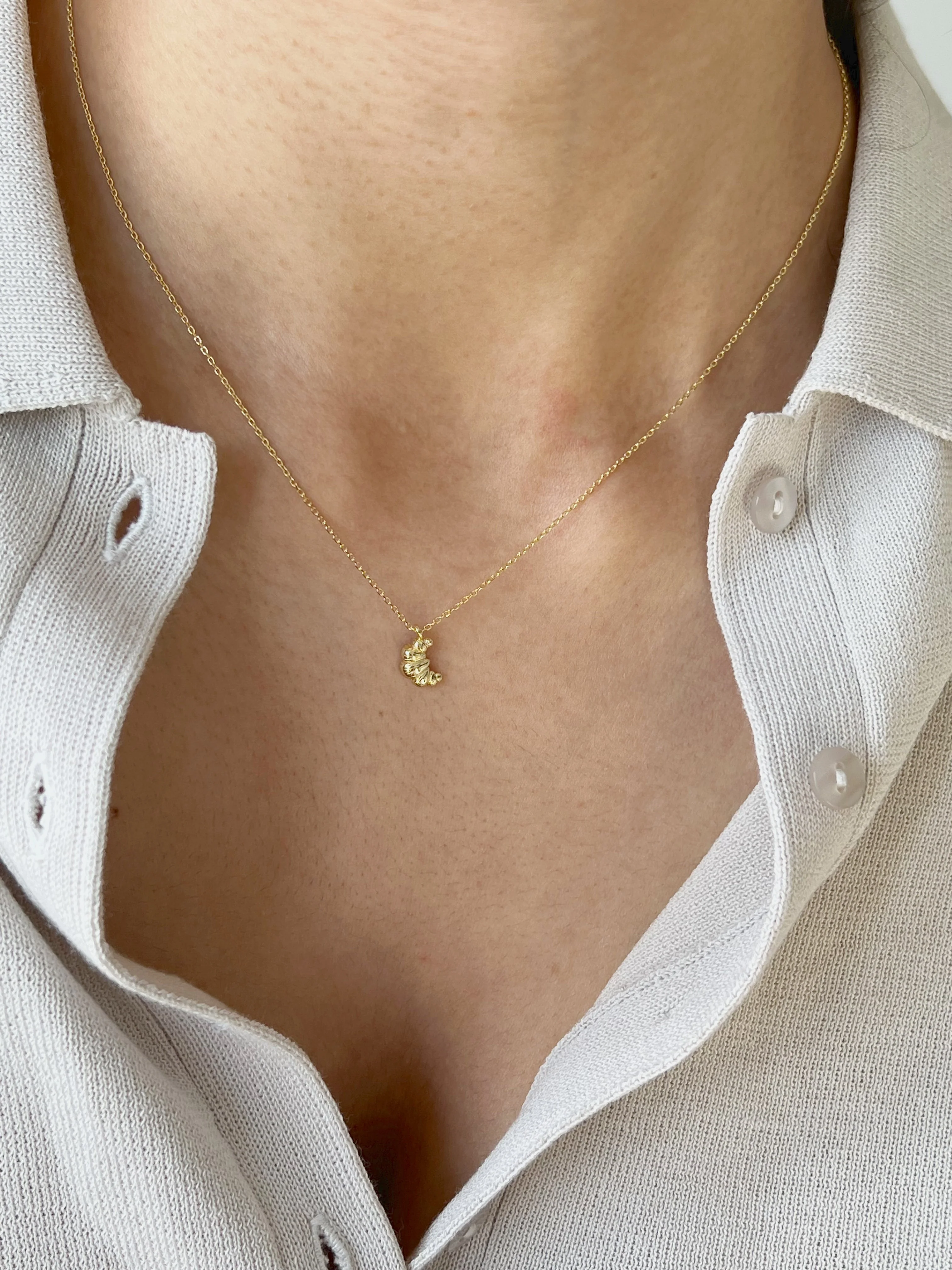 Croissant Necklace - Image 3