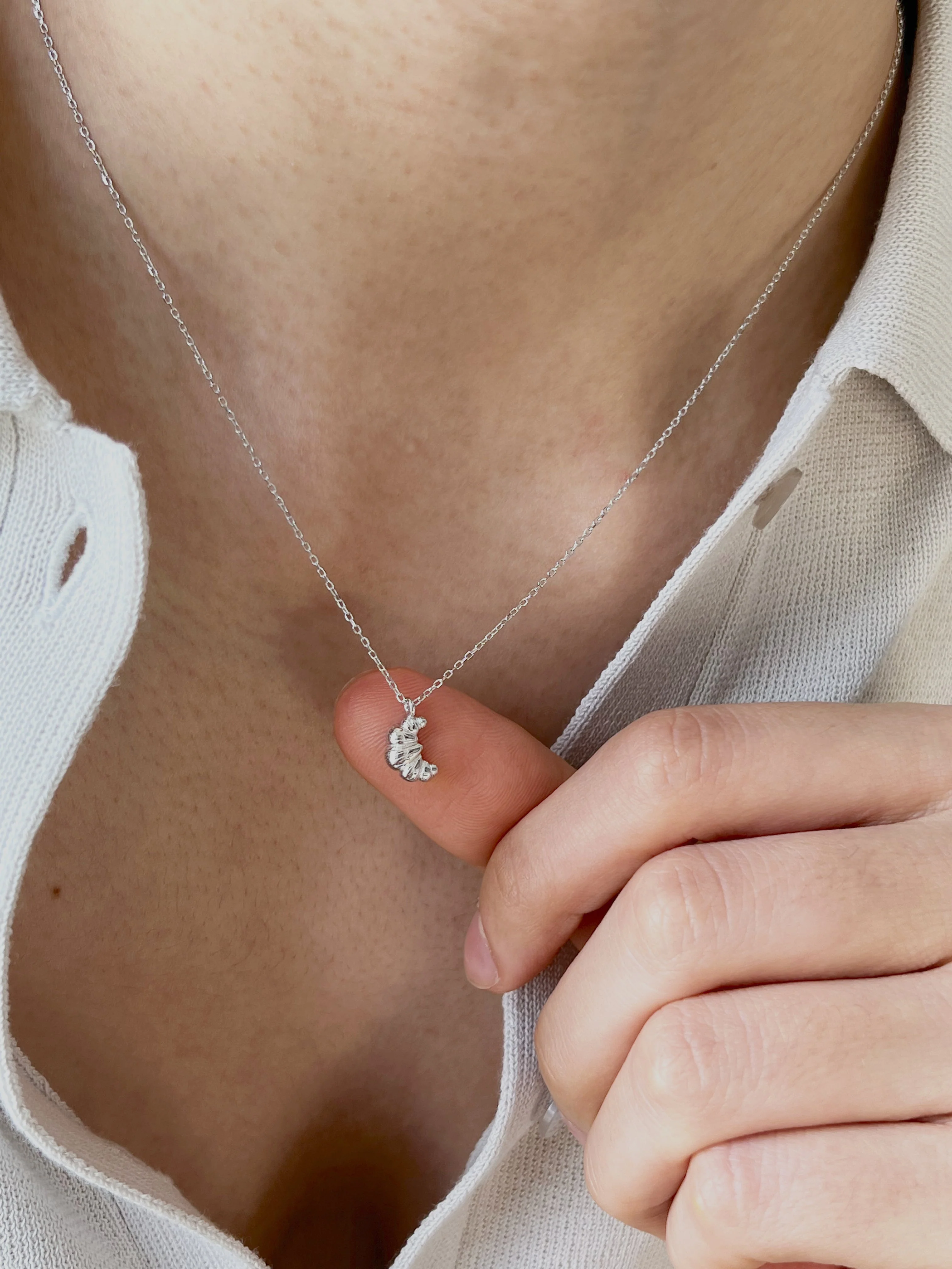 Croissant Necklace - Image 4