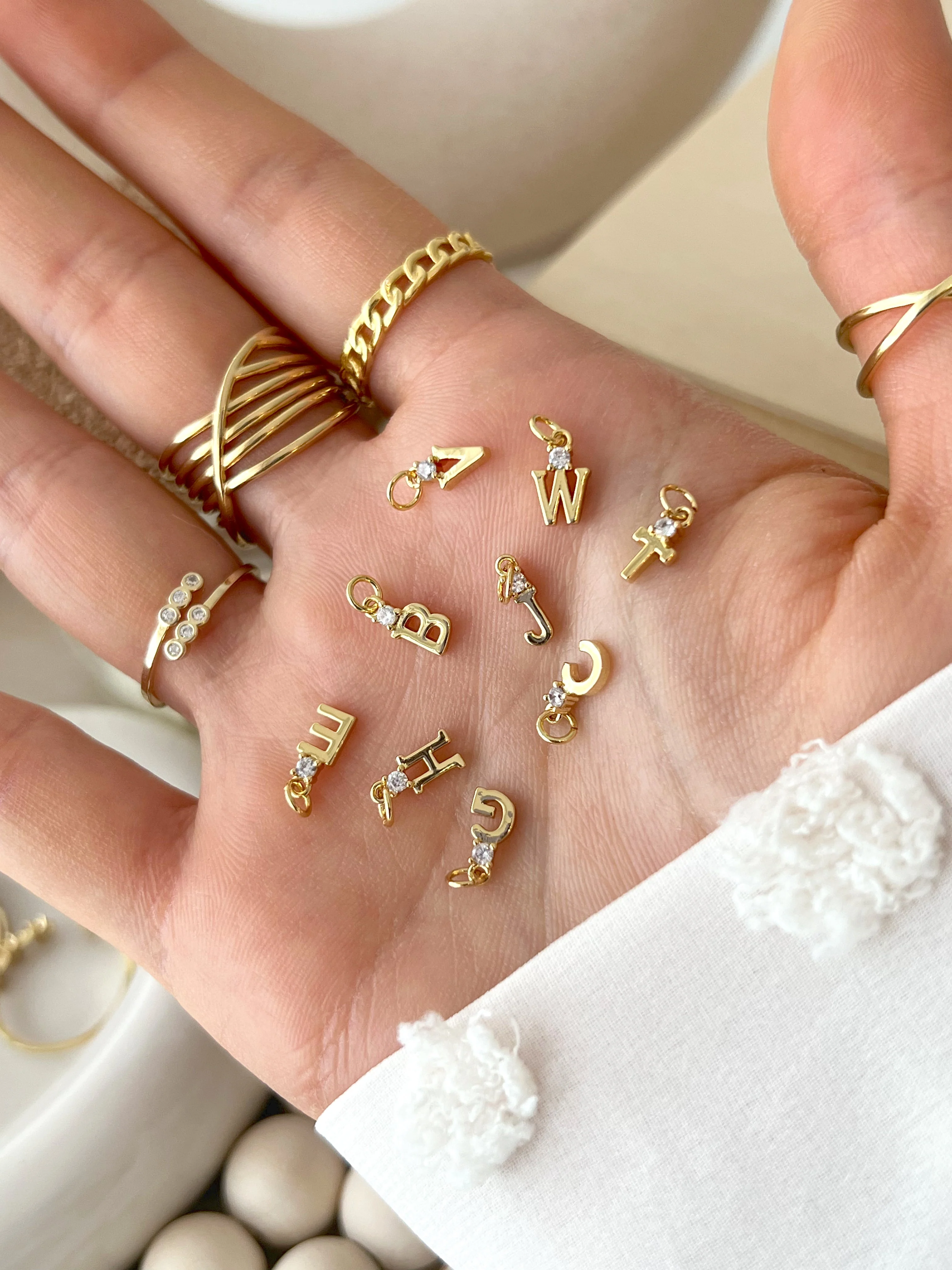 Initial Charm Necklace - Image 5
