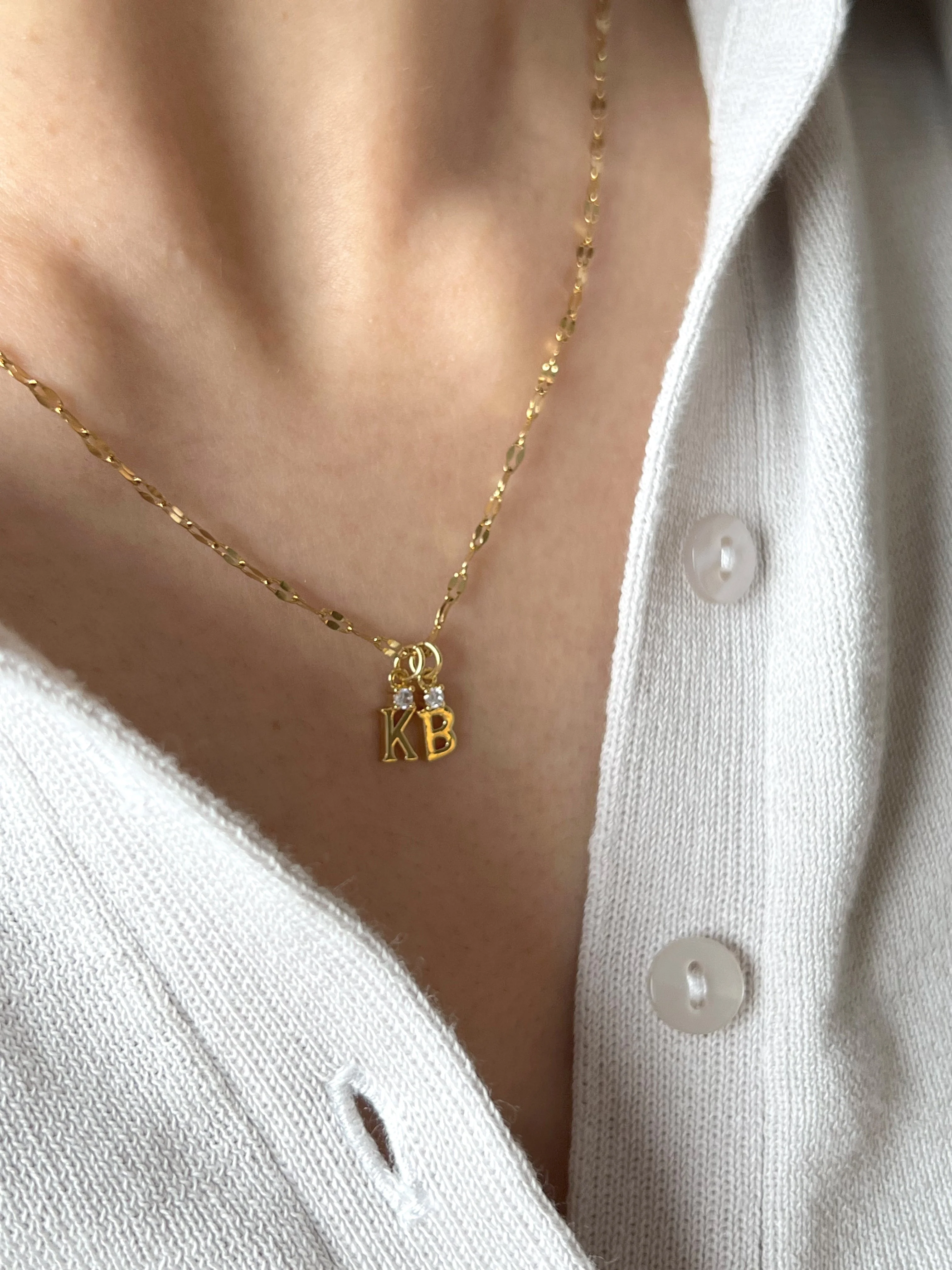Initial Charm Necklace - Image 6