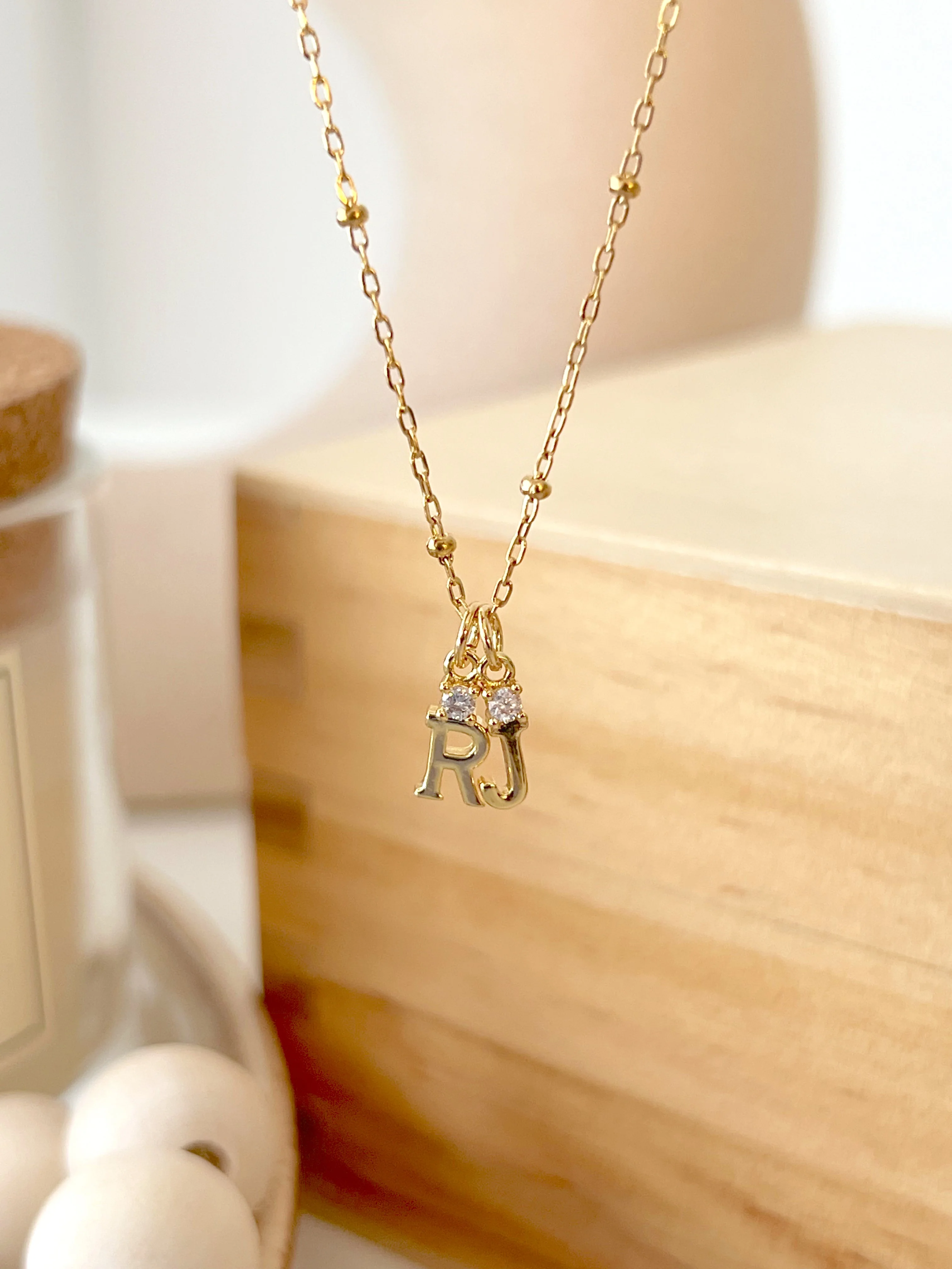 Initial Charm Necklace - Image 7