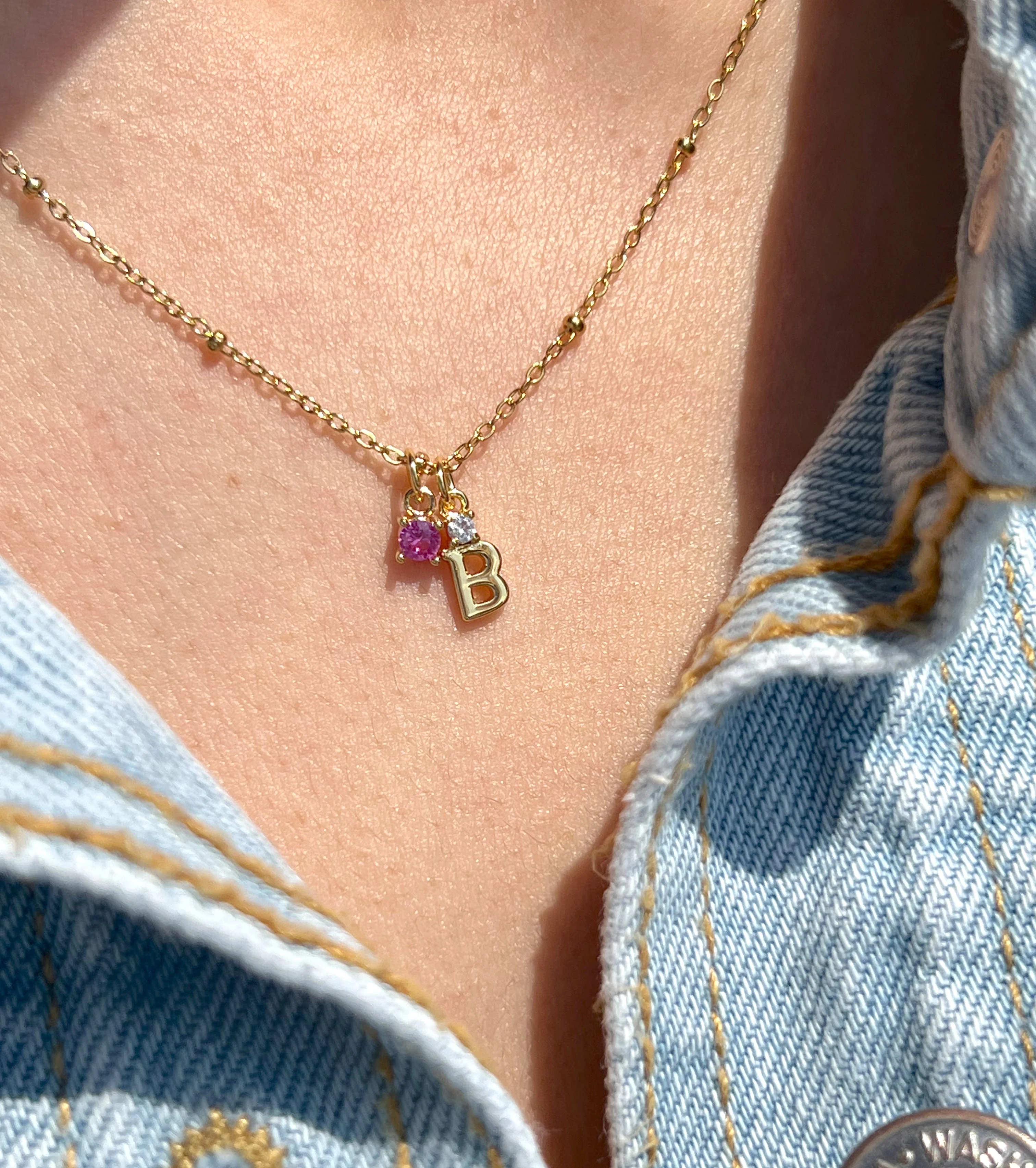 Initial Charm Necklace - Image 8