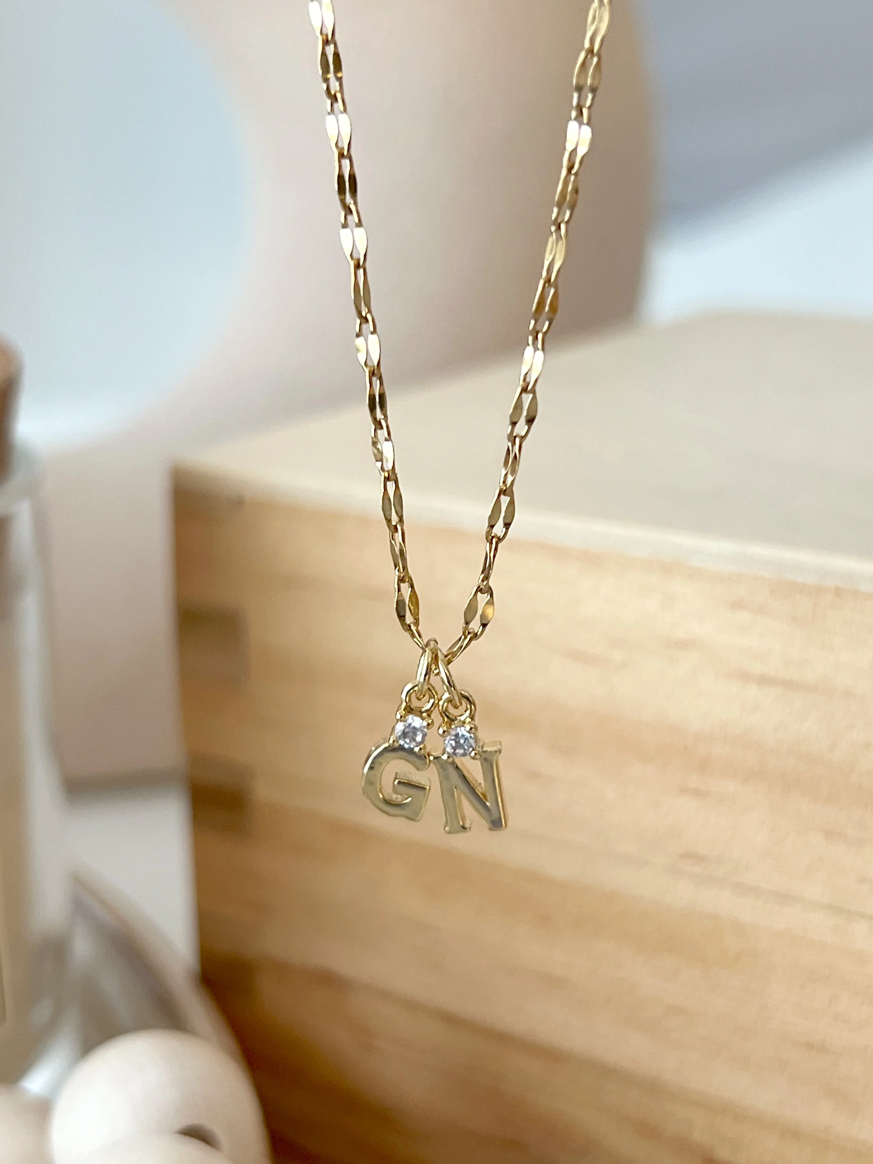 Initial Charm Necklace - Image 9