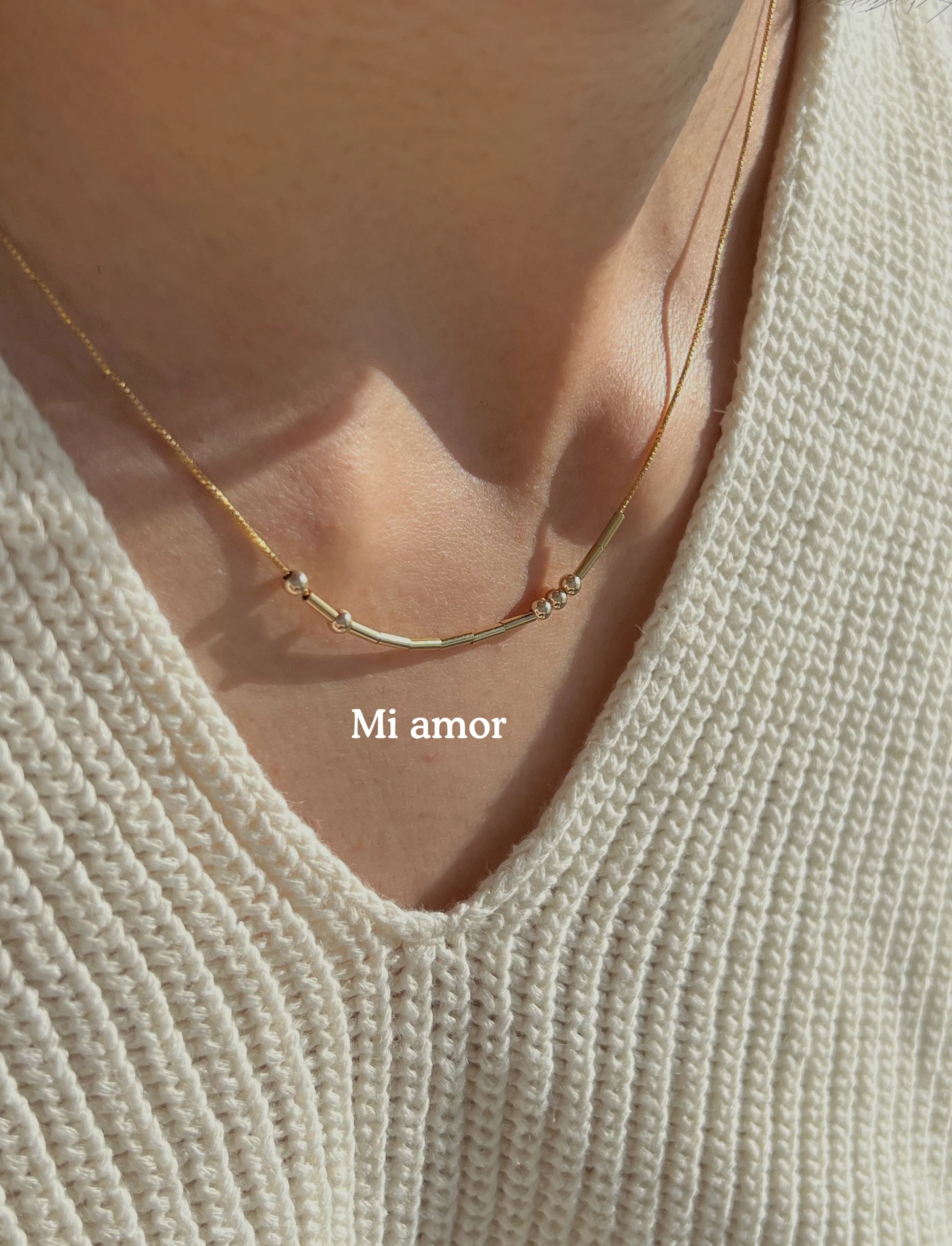 Tulas Shop Morse Code Necklace - Image 10