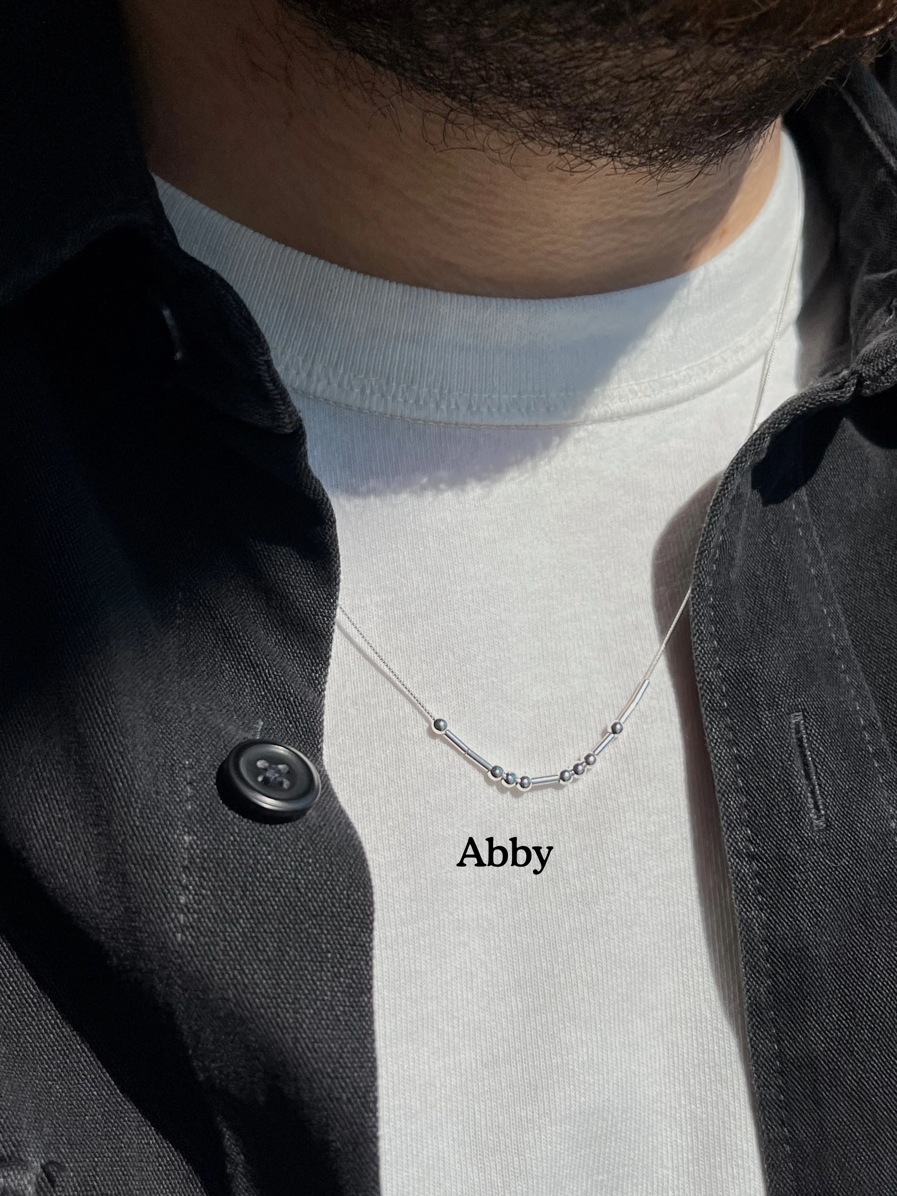 Tulas Shop Morse Code Necklace - Image 11