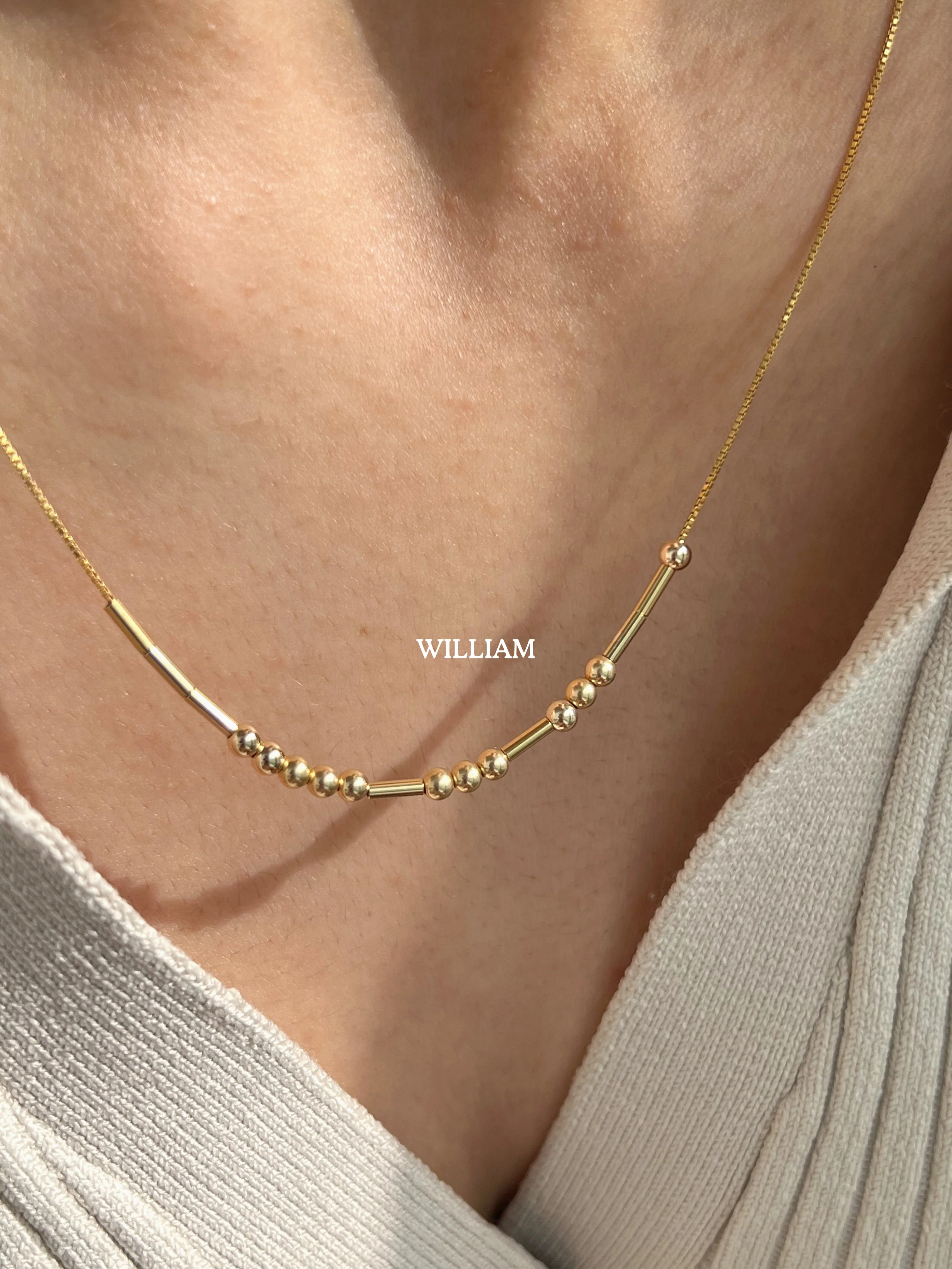 Tulas Shop Morse Code Necklace - Image 3