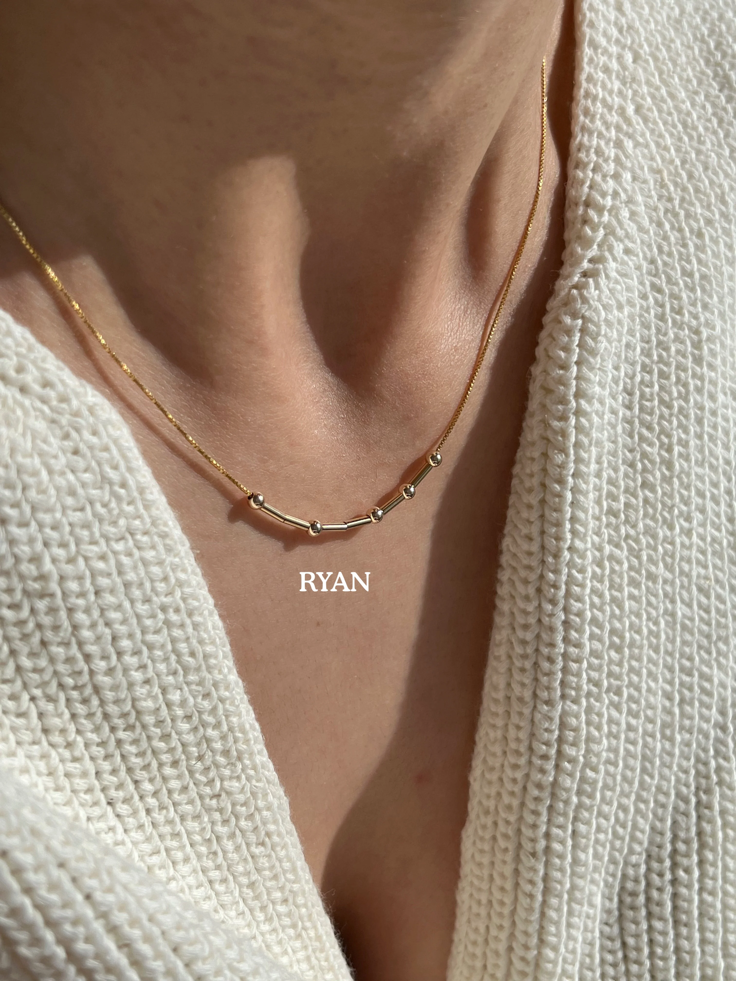 Tulas Shop Morse Code Necklace - Image 5