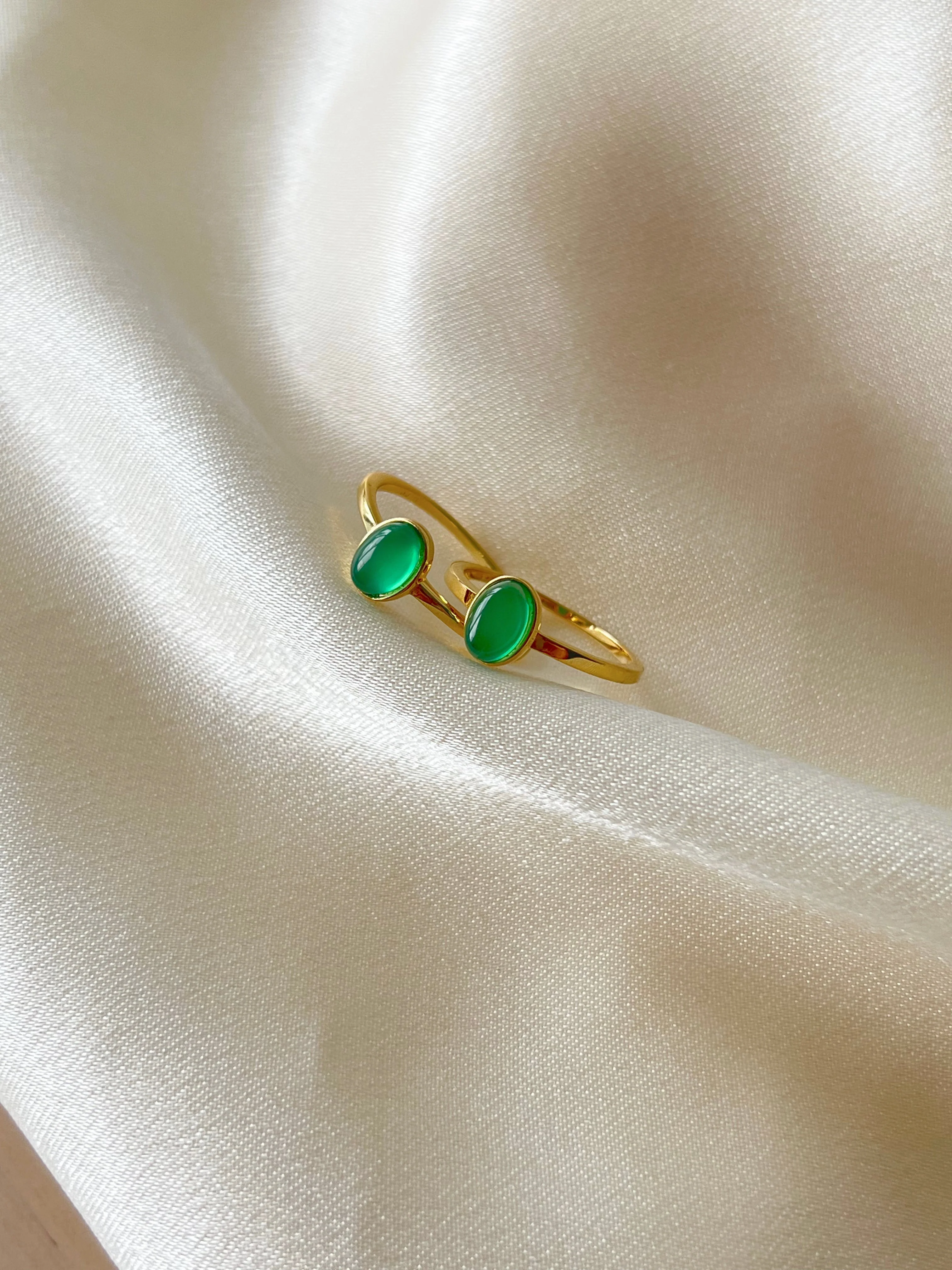 Oval Jade Ring - Image 2