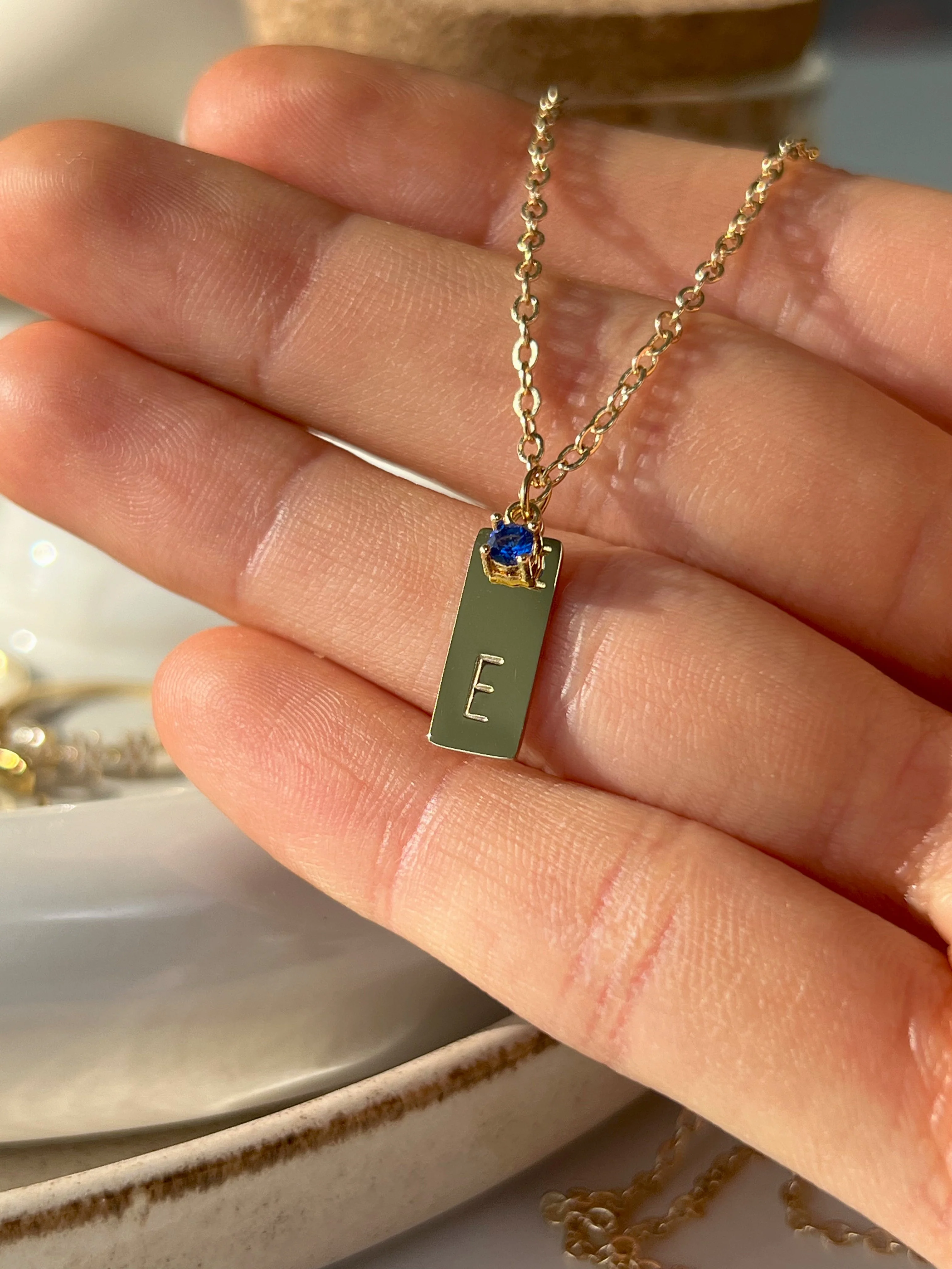 Petite Initial Necklace - Image 6