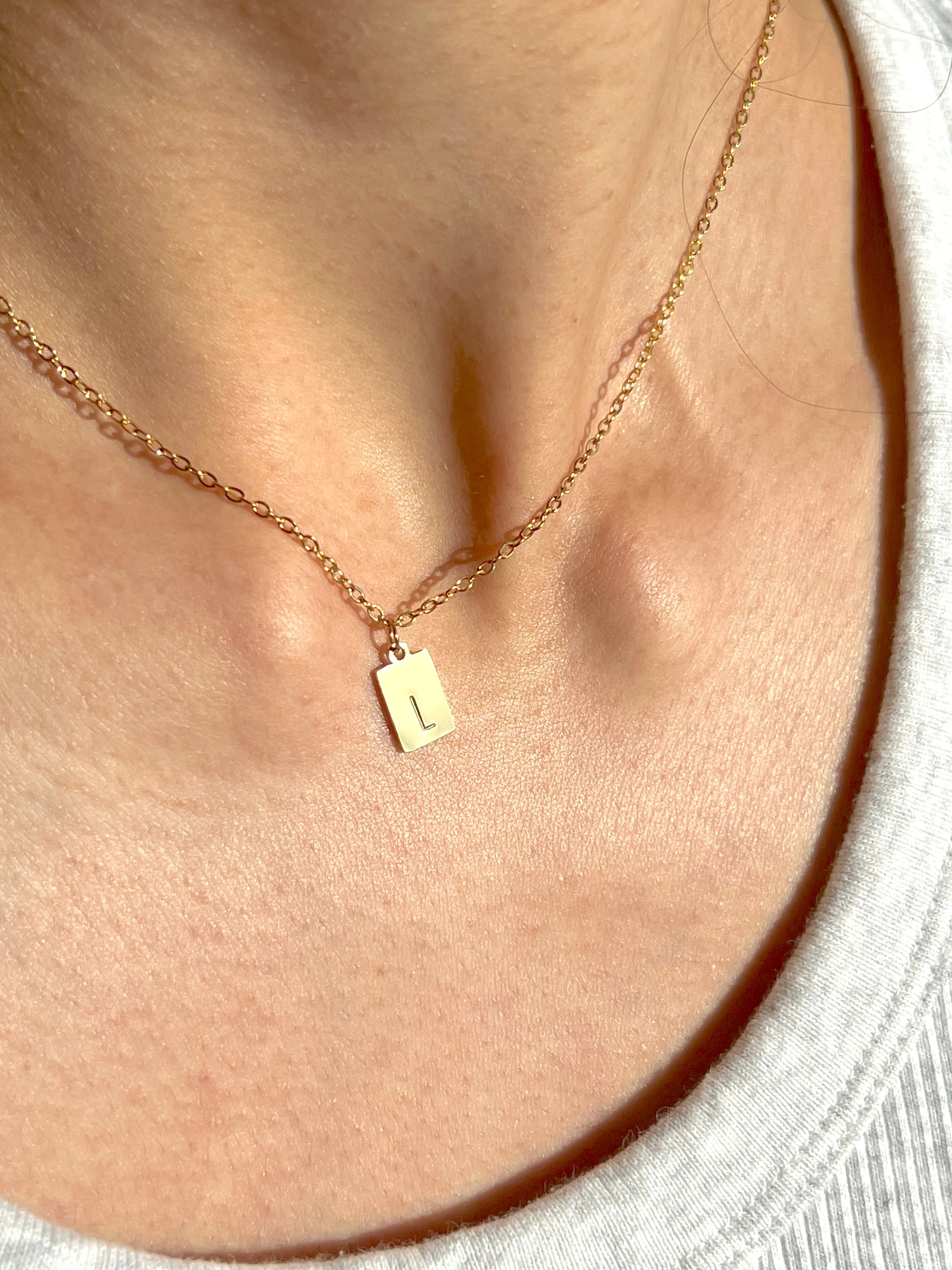 Petite Initial Necklace - Image 8